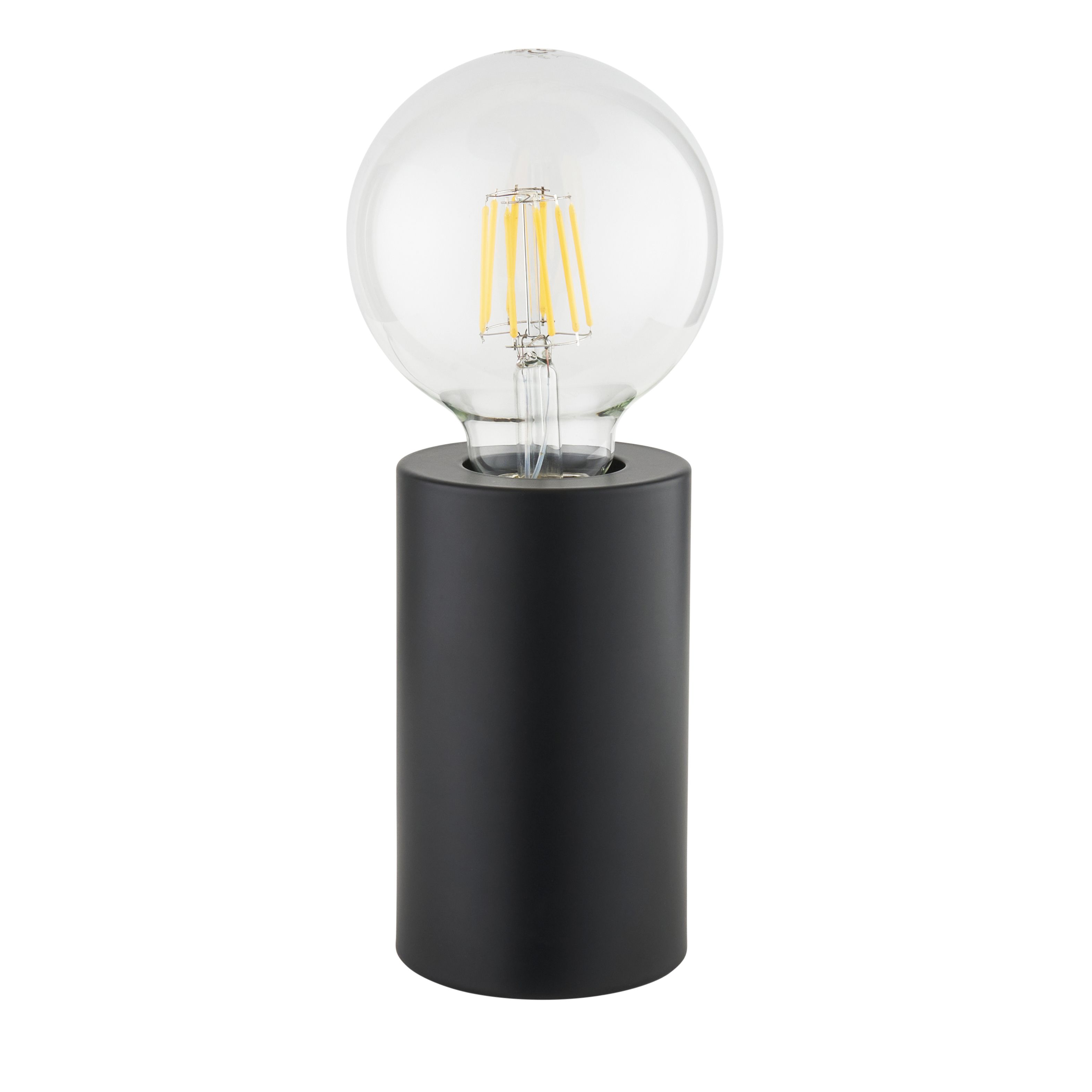 Harbour Studio Reno Cylinder Matt Black Table lamp base