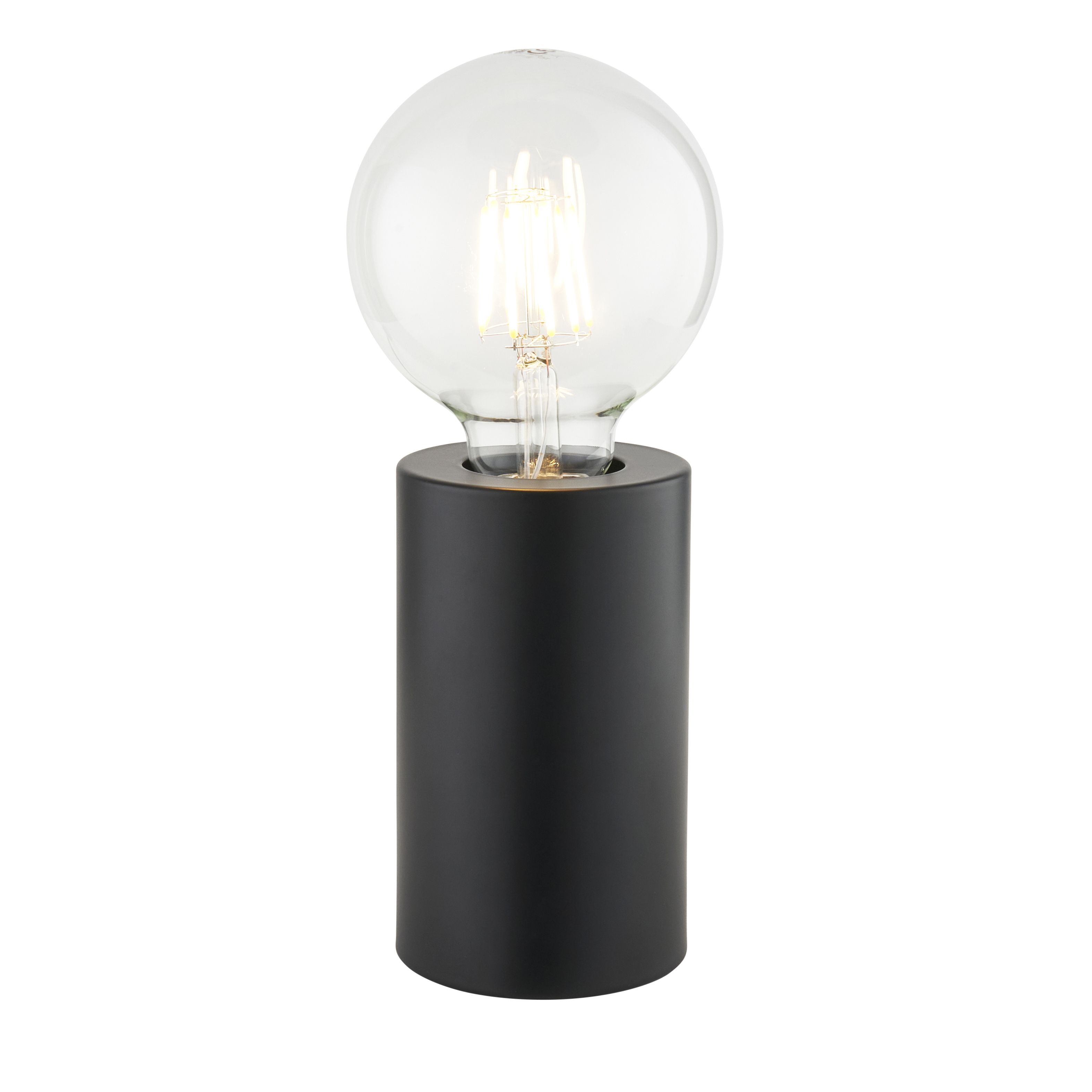 Harbour Studio Reno Cylinder Matt Black Table lamp base