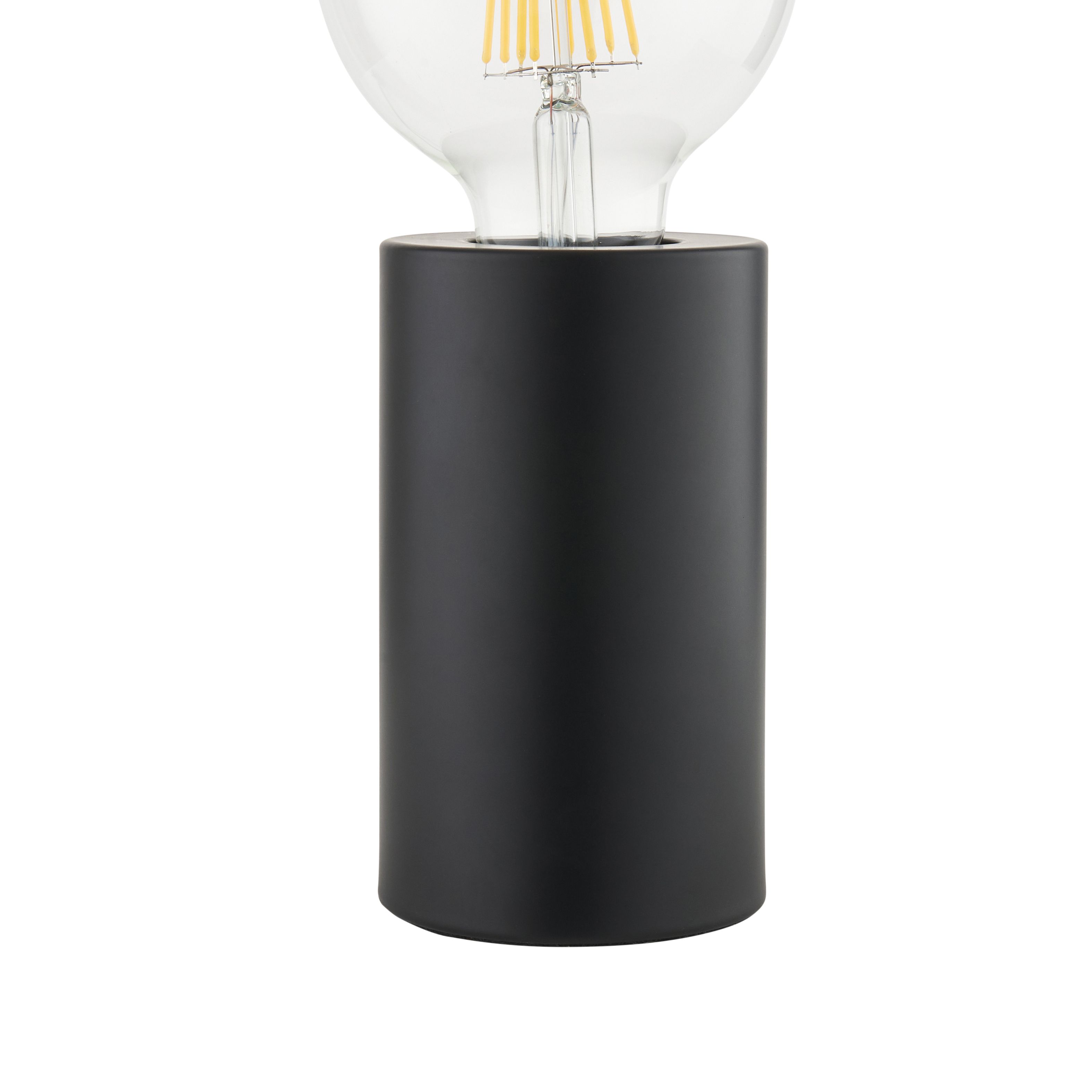 Harbour Studio Reno Cylinder Matt Black Table lamp base