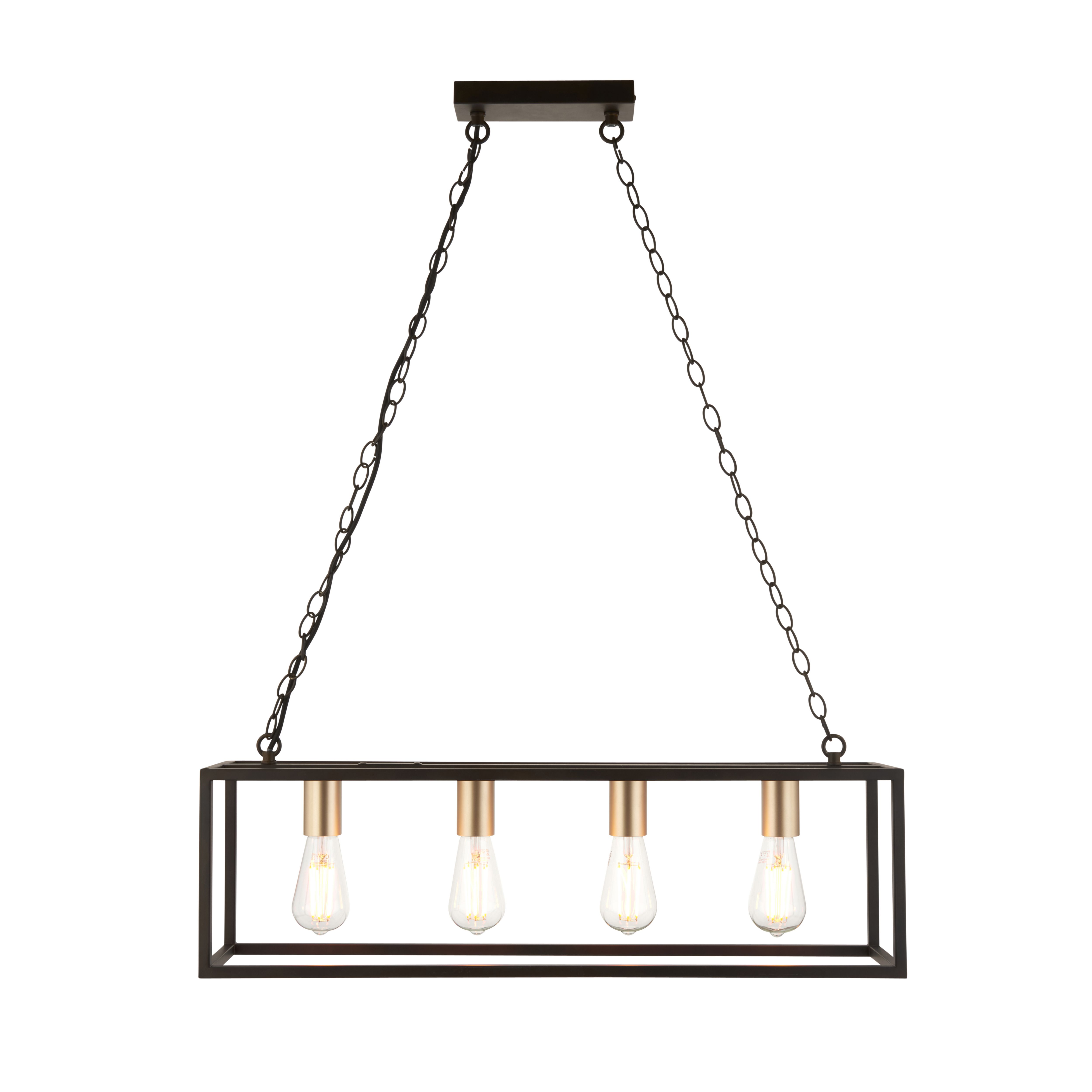 York 4 lamp Pendant ceiling light