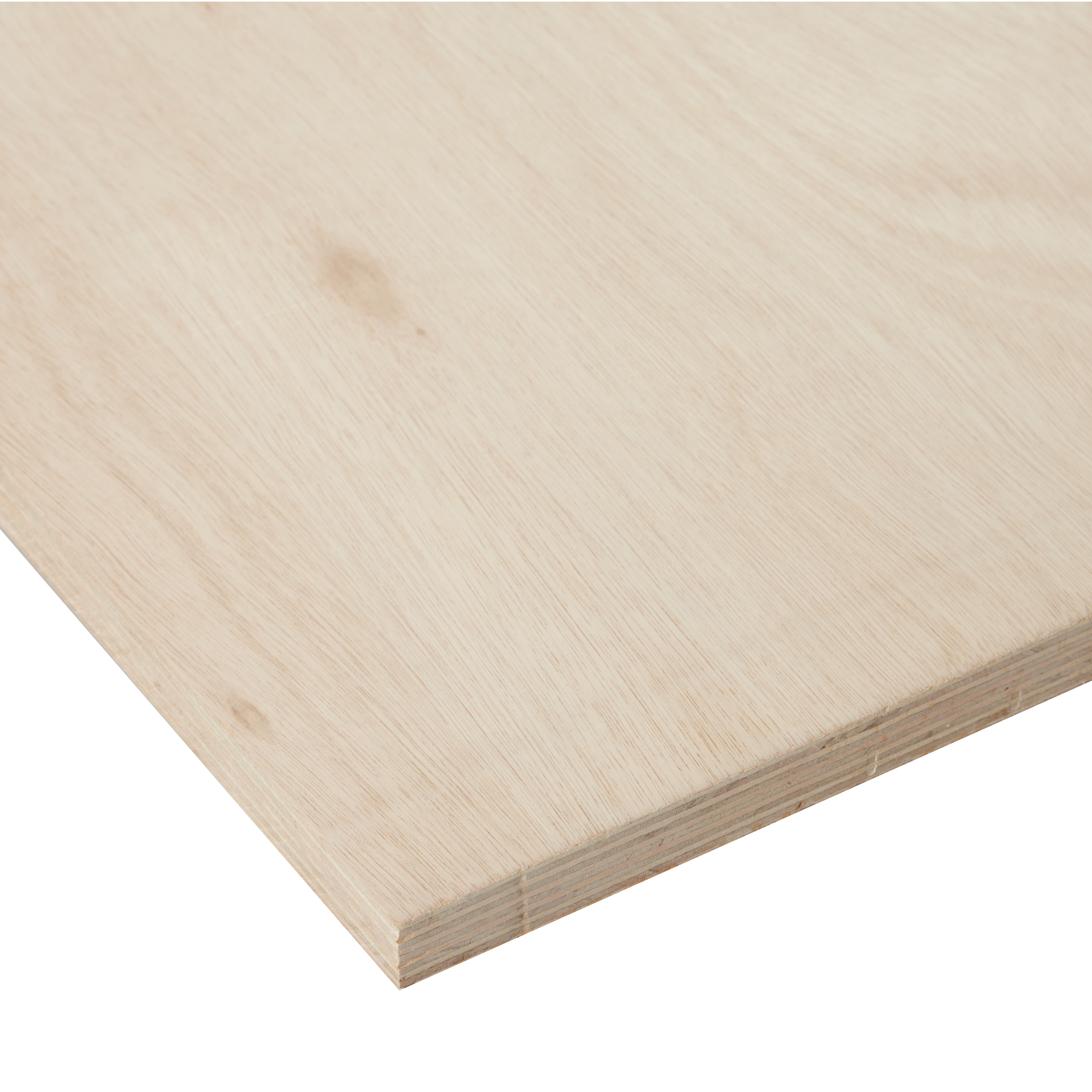 Hardwood Plywood Board (L)0.81m (W)0.41m (T)18mm 3000g