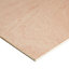 Hardwood Plywood Board (L)1.22m (W)0.61m (T)9mm