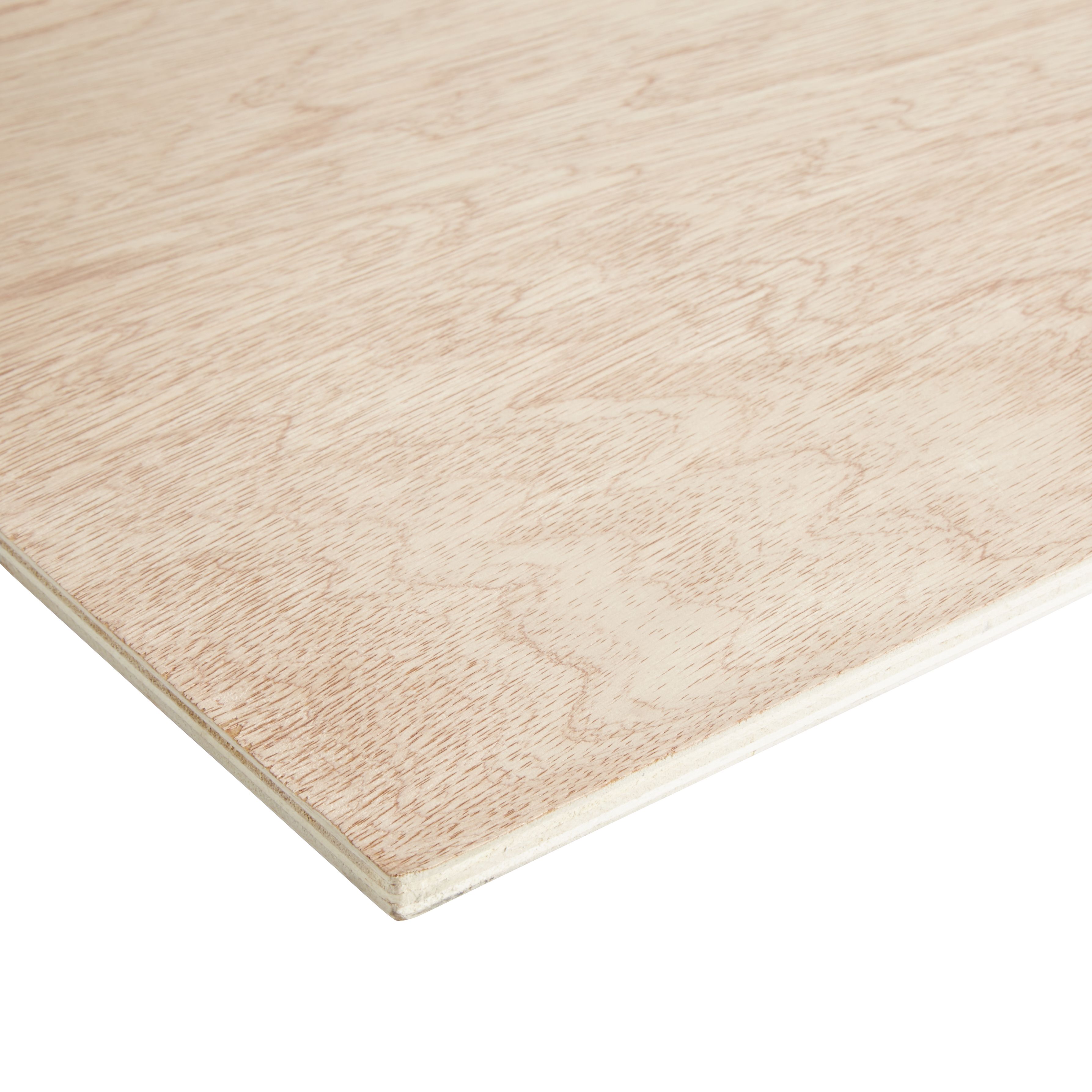 Hardwood Plywood (L)1.22m (W)0.61m (T)9mm