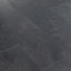 Harmonia Black Gloss Slate effect Laminate Flooring Sample