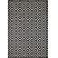 Harrieta Geometric Black & white Rug 230cmx160cm