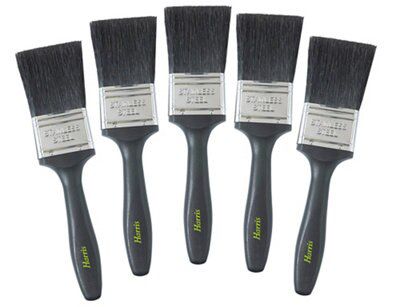 Harris Trade Emulsion & Gloss Fine tip Paint brush, Pack of 5