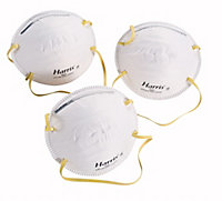 Harris Disposable dust mask, Pack of 3