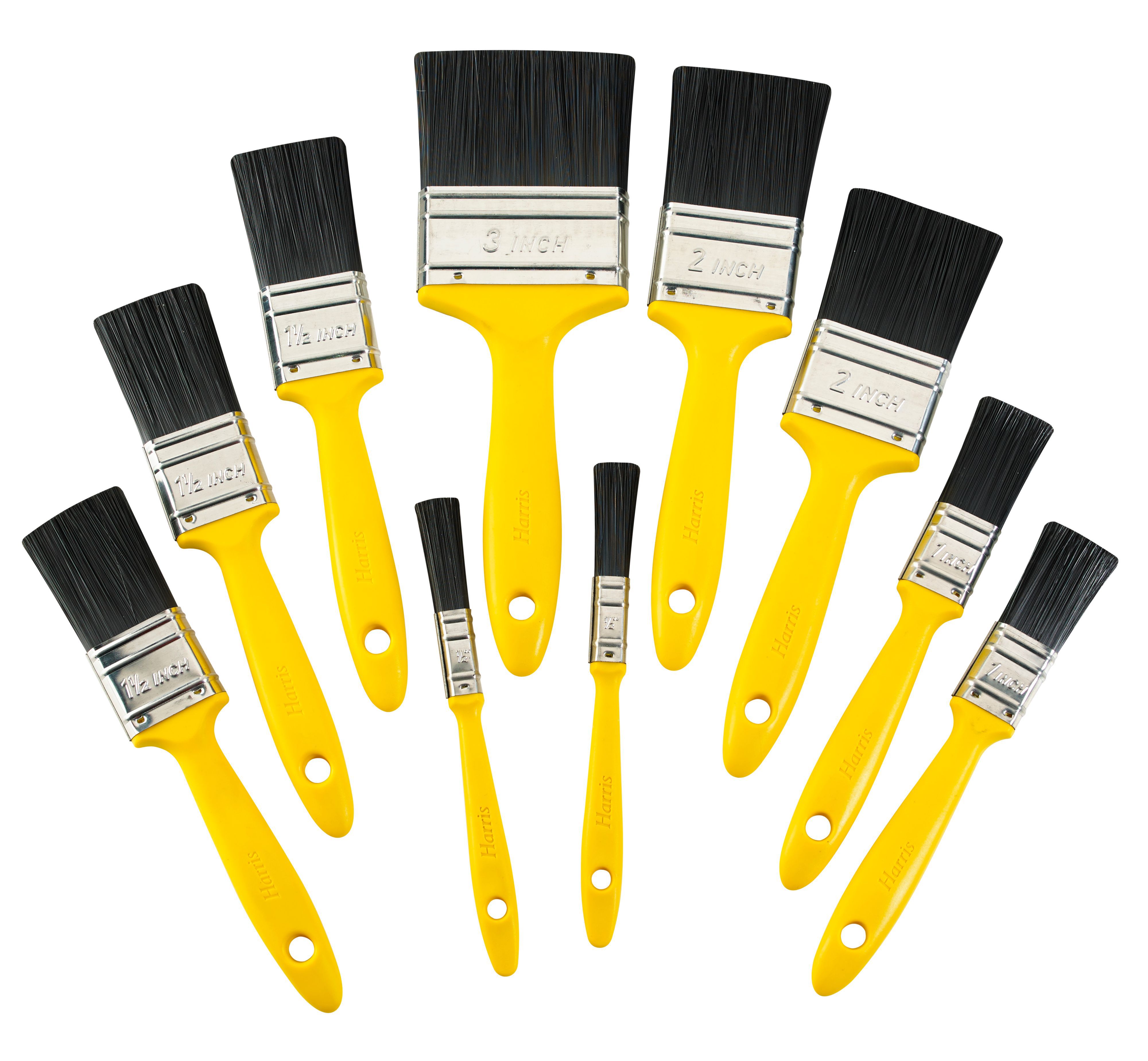 Harris Everyday Hard tip Paint brush, Pack of 10 DIY at B&Q