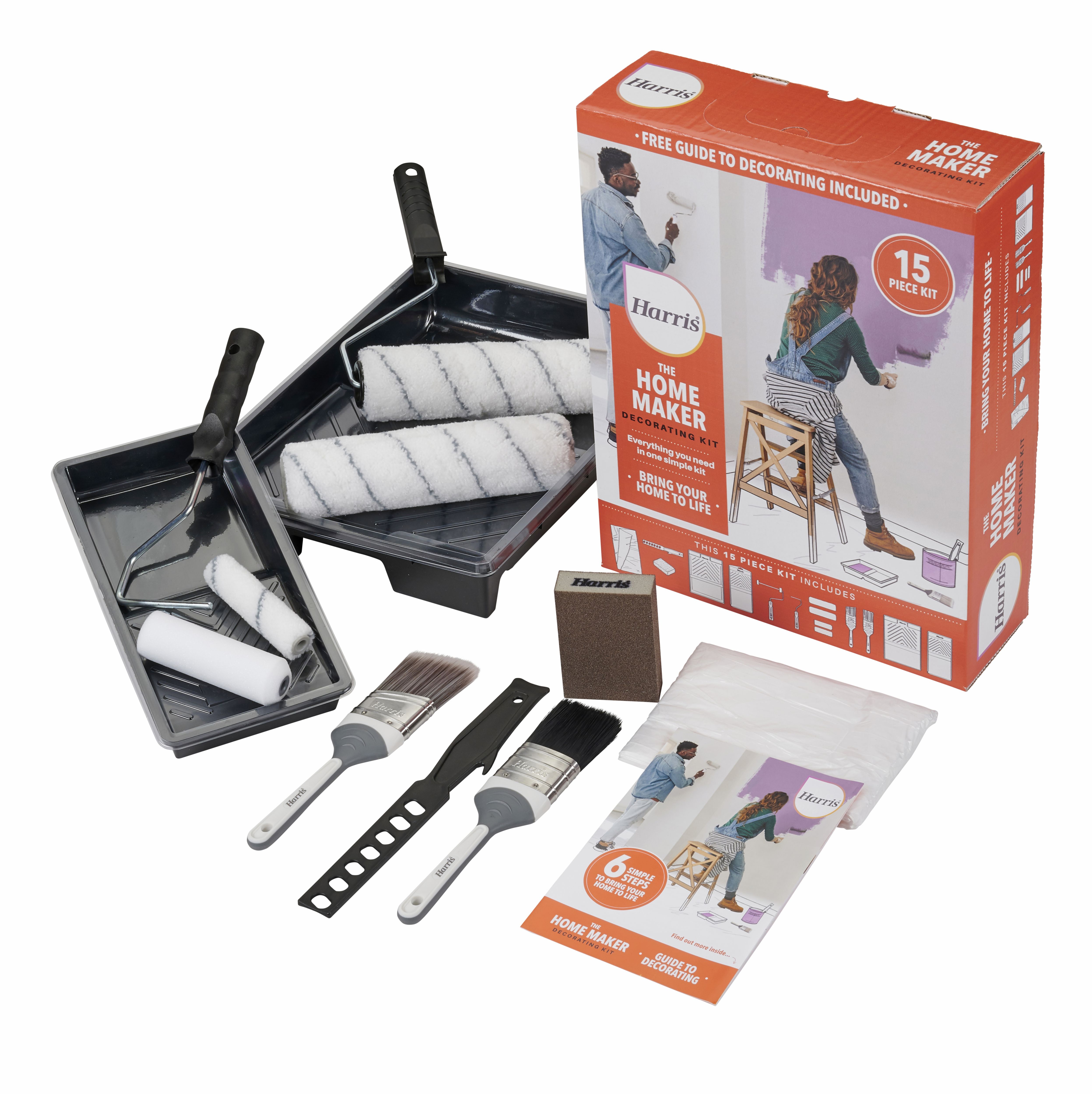 Harris Homemaker Assorted pile Decorating set, 15 pieces | DIY at B&Q