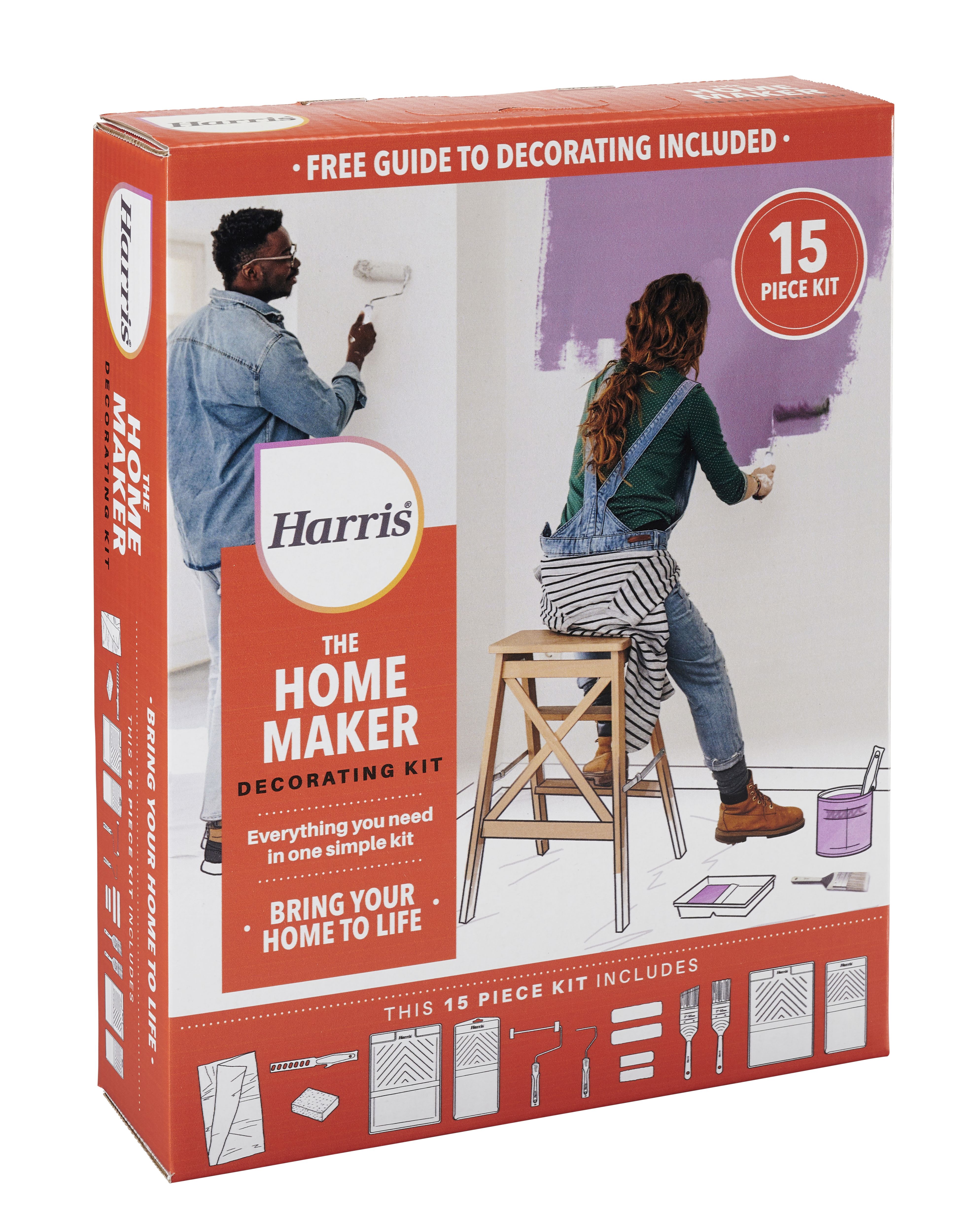 Harris Homemaker Assorted pile Decorating set, 15 pieces