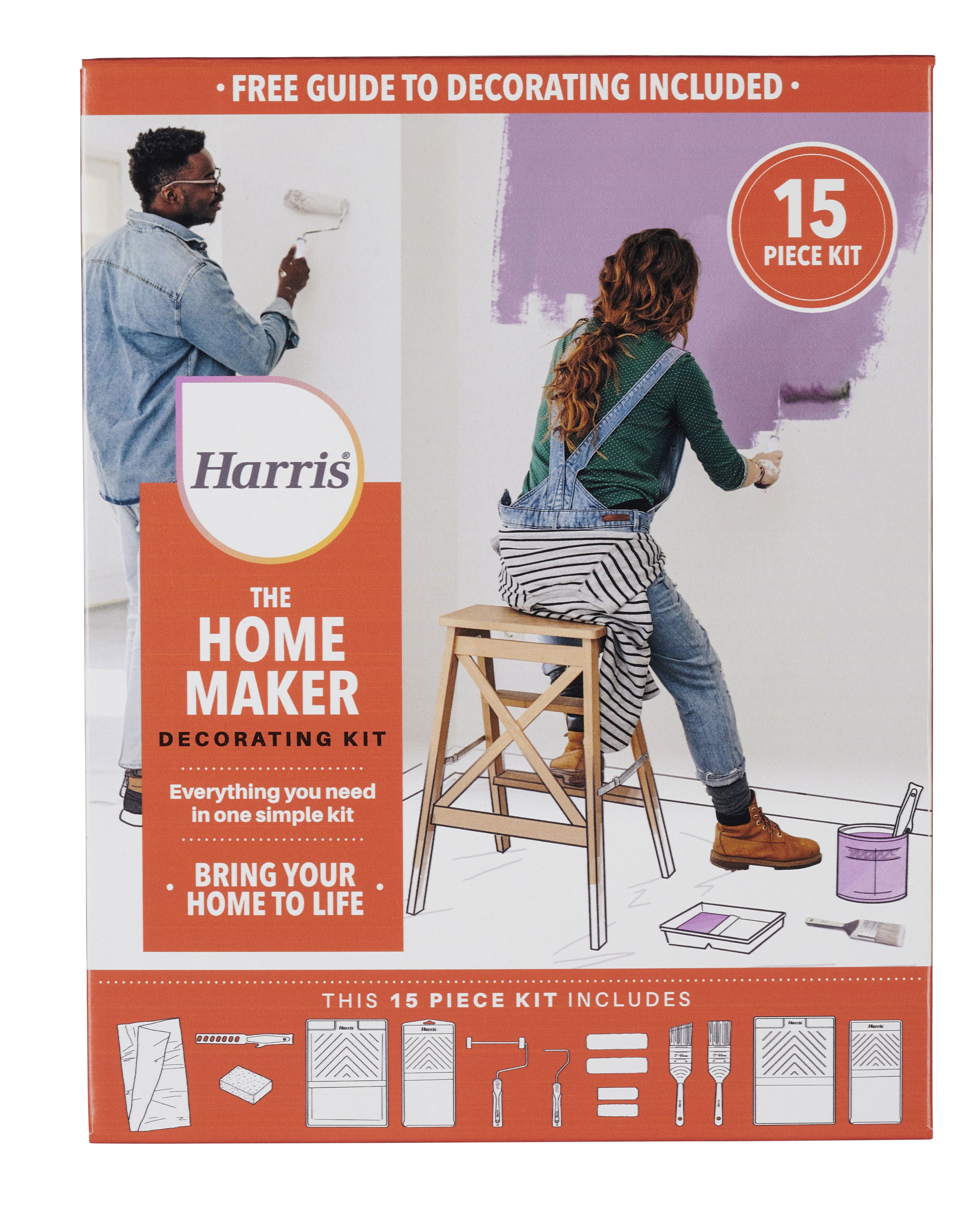 Harris Homemaker Assorted pile Decorating set, 15 pieces