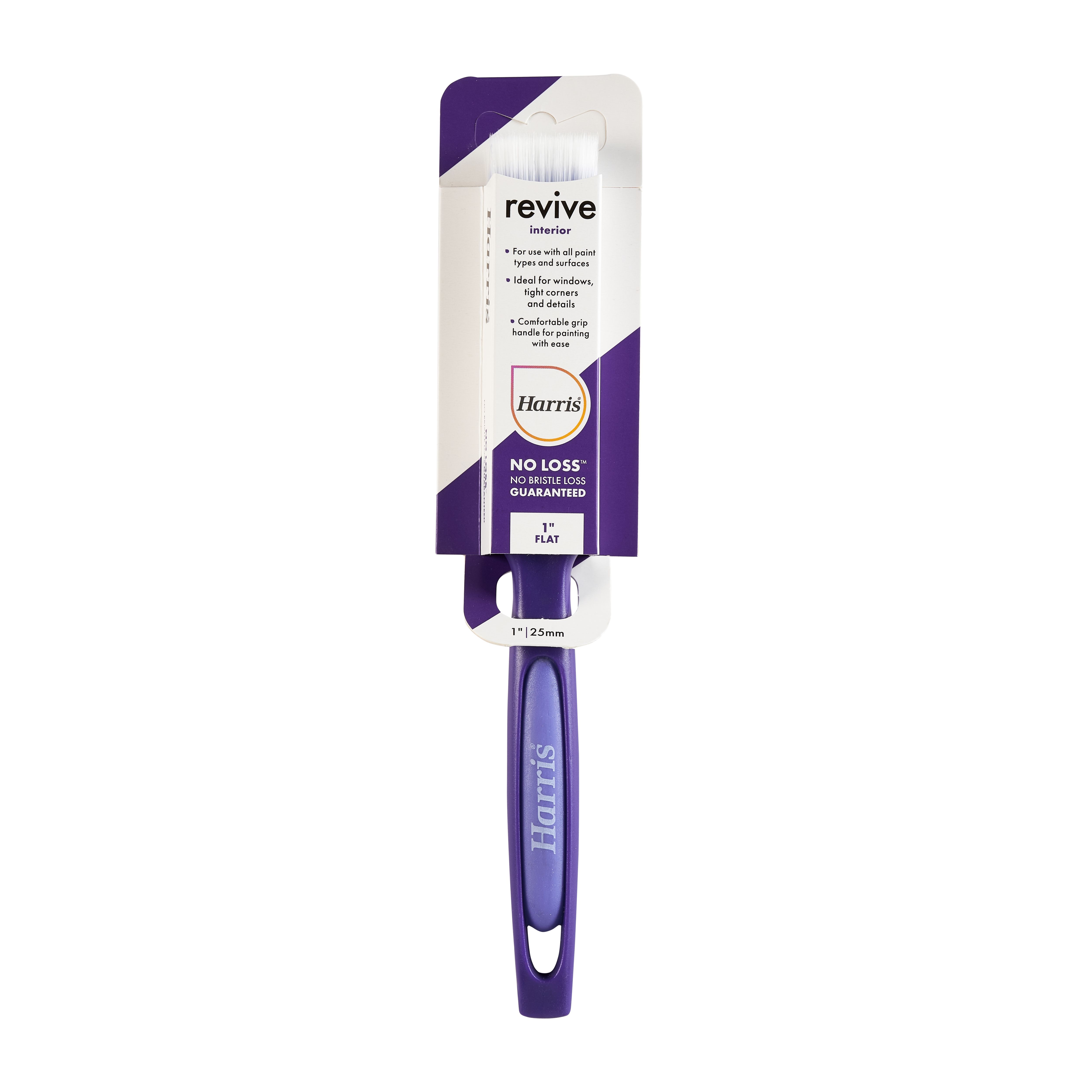 Harris Revive 1" Fine filament tip Soft grip Interior Flat paint brush