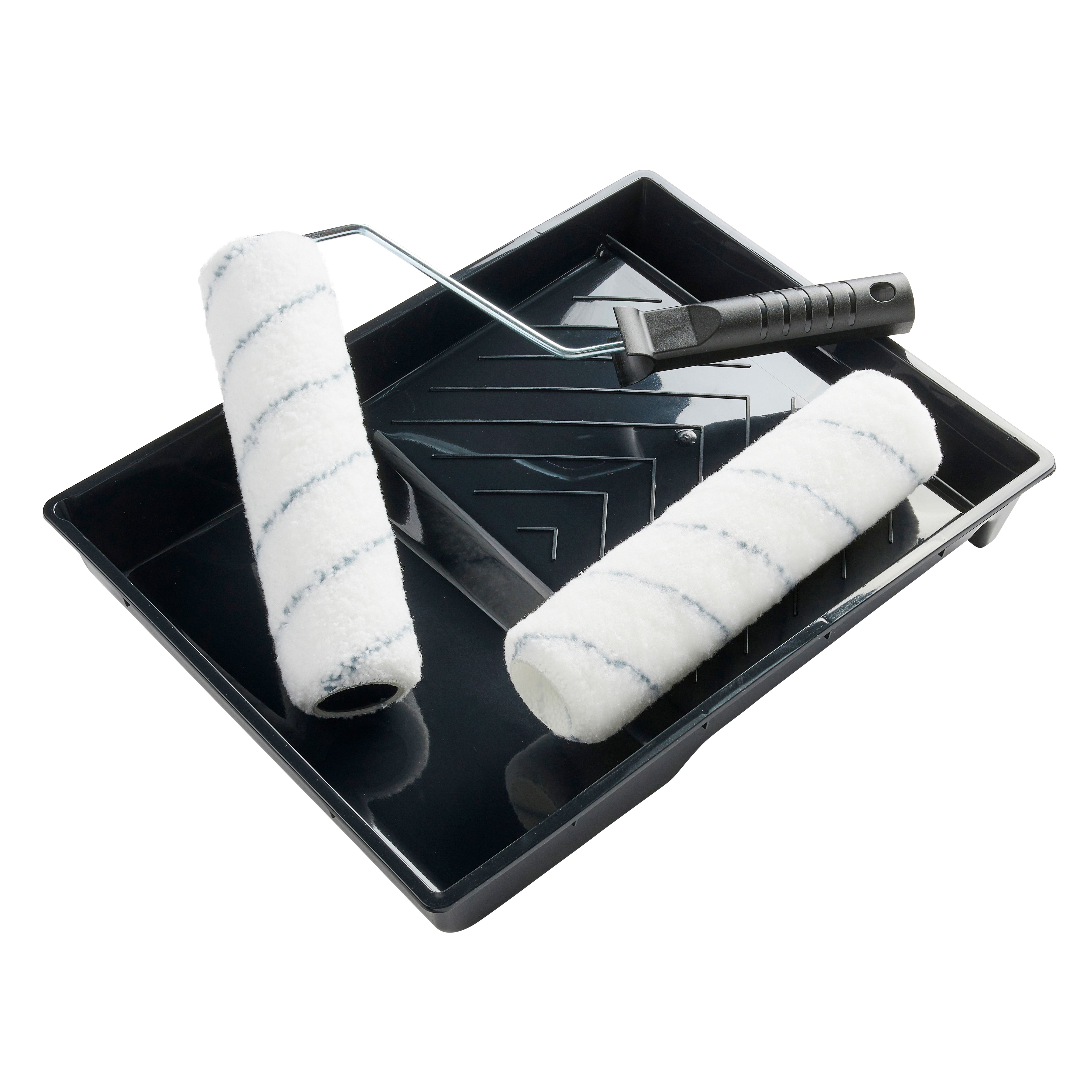 Harris Revive Polyester 9" Medium pile Roller set, 4 pieces