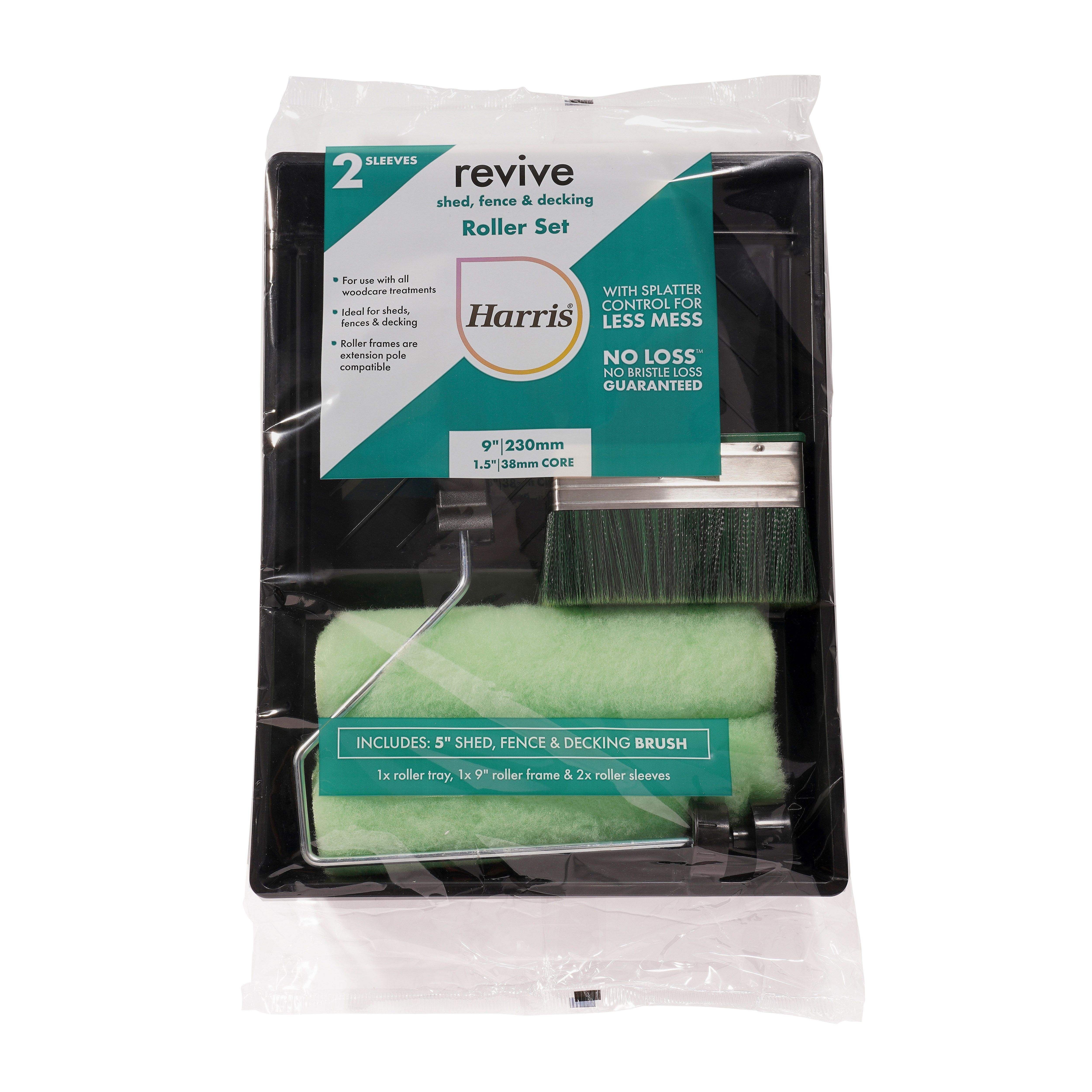 Harris Revive Polyester Long pile Decorating set, 5 pieces