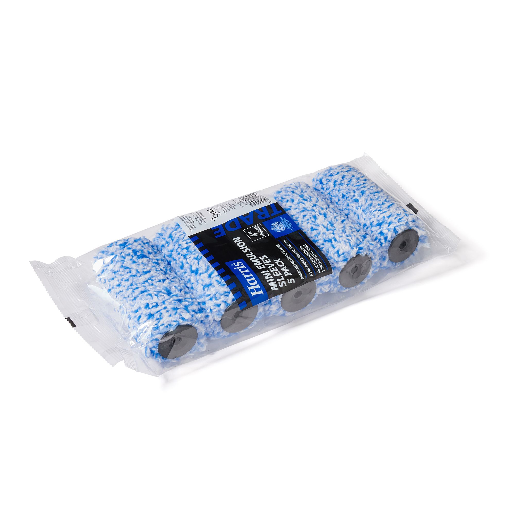 Harris Trade Emulsion 4" Mini Roller sleeve, Pack of 5