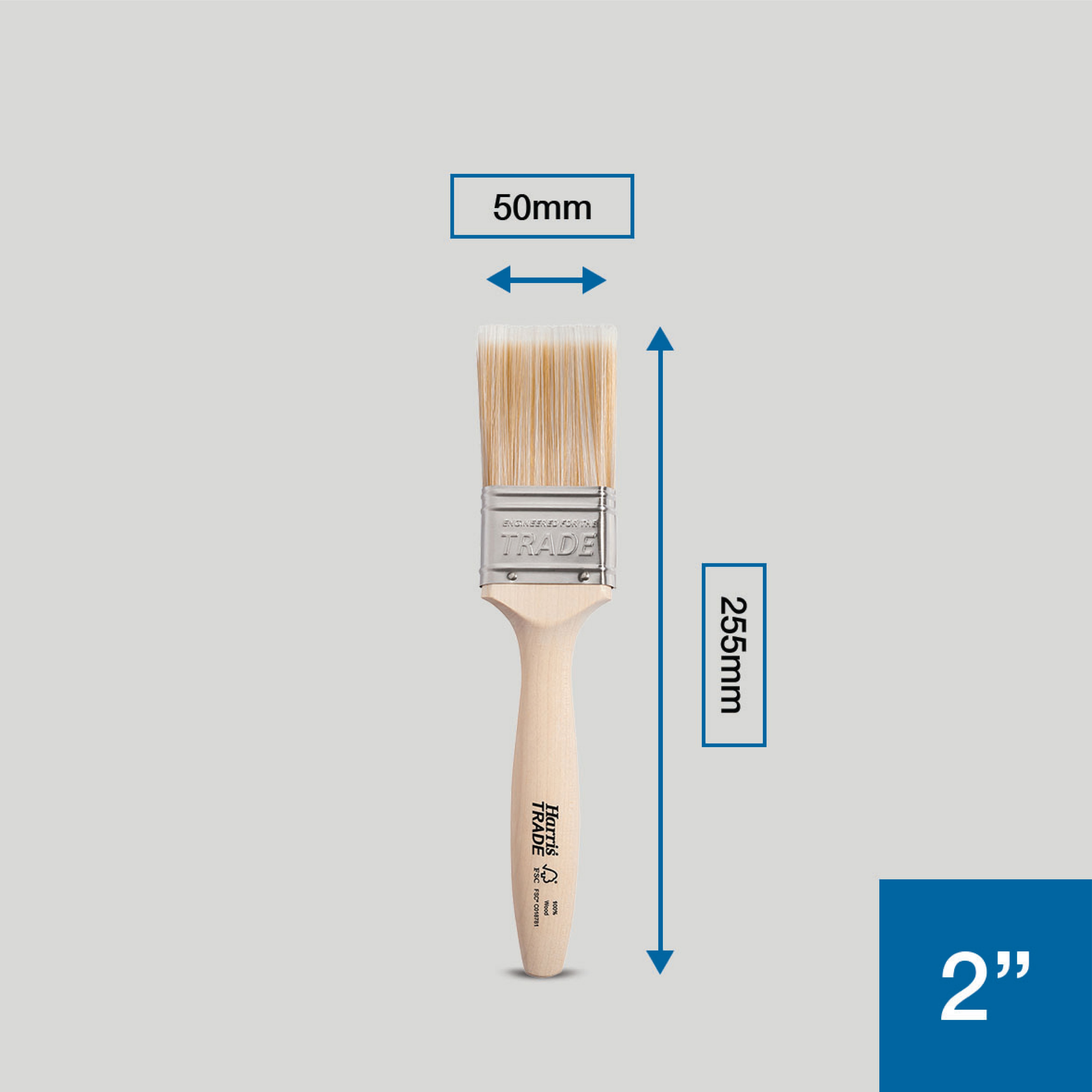 Harris Trade Emulsion & Gloss 2" Interior Walls, ceilings & trim work Paint brush