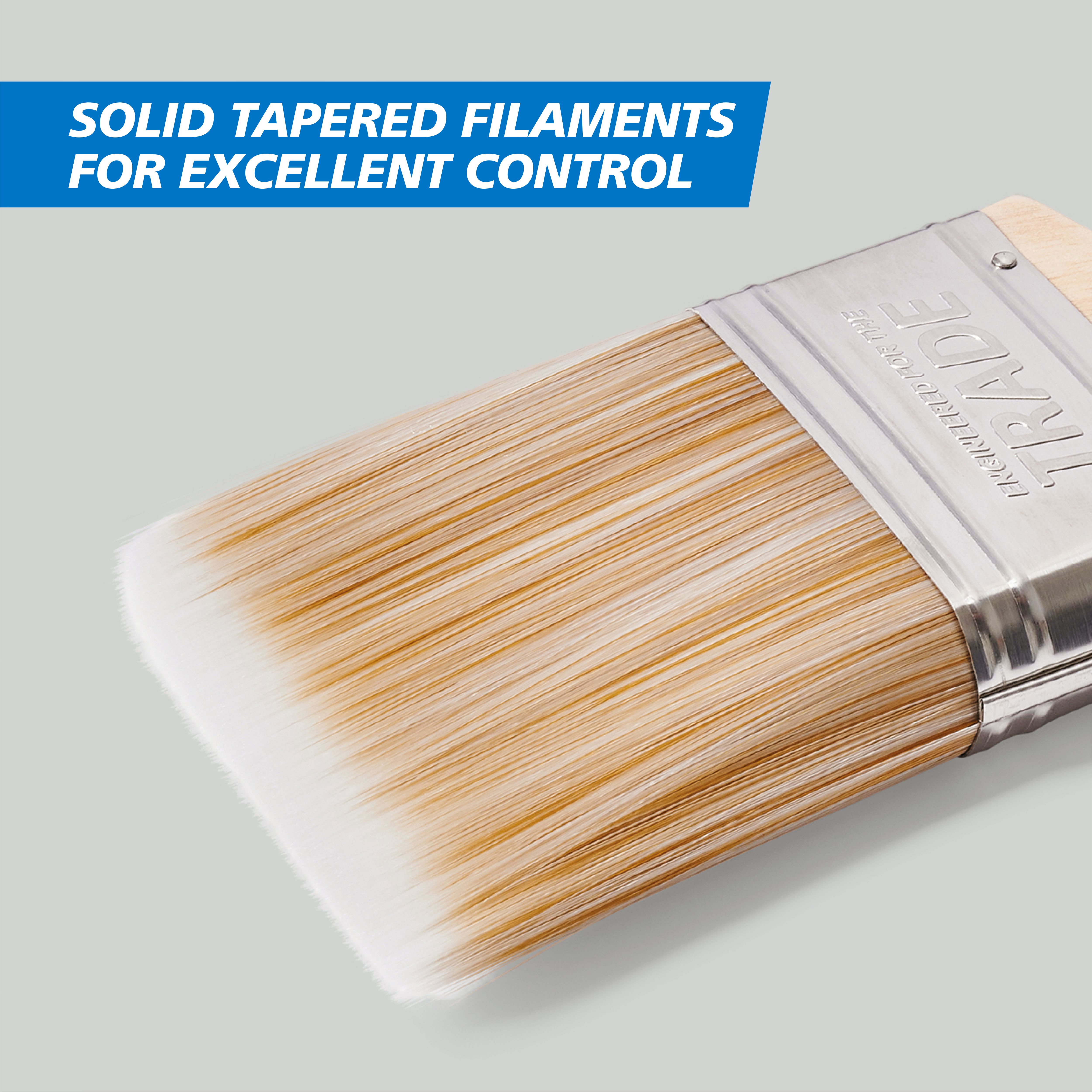 Harris Trade Emulsion & Gloss 3" Fine tip Comfort Interior Paint brush, Pack of 1