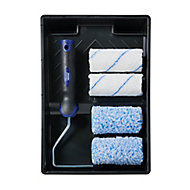 Harris Trade Emulsion & gloss 4" Medium pile Roller set, 6 pieces