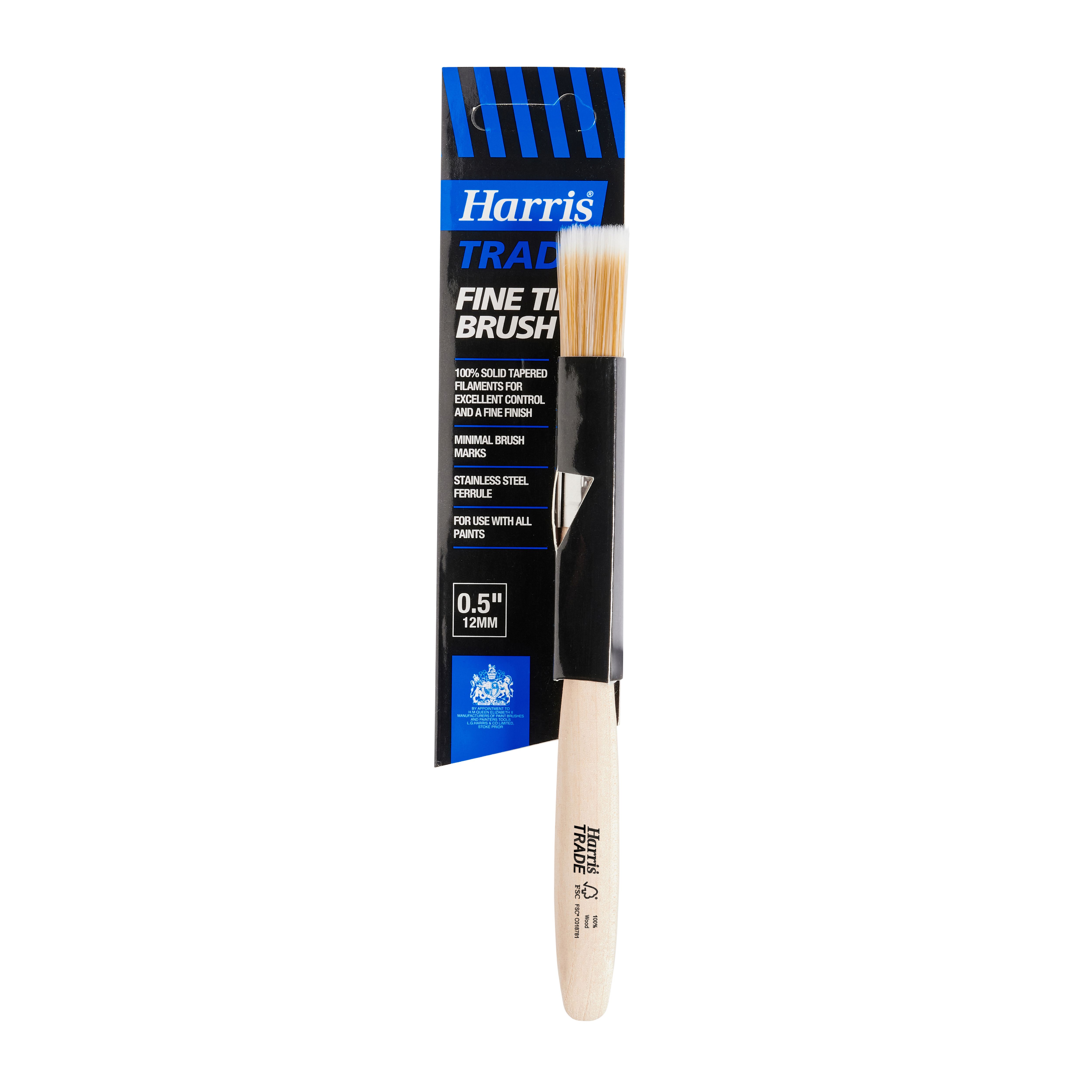 Harris Trade Emulsion & Gloss ½" Fine tip Comfort Interior Paint brush