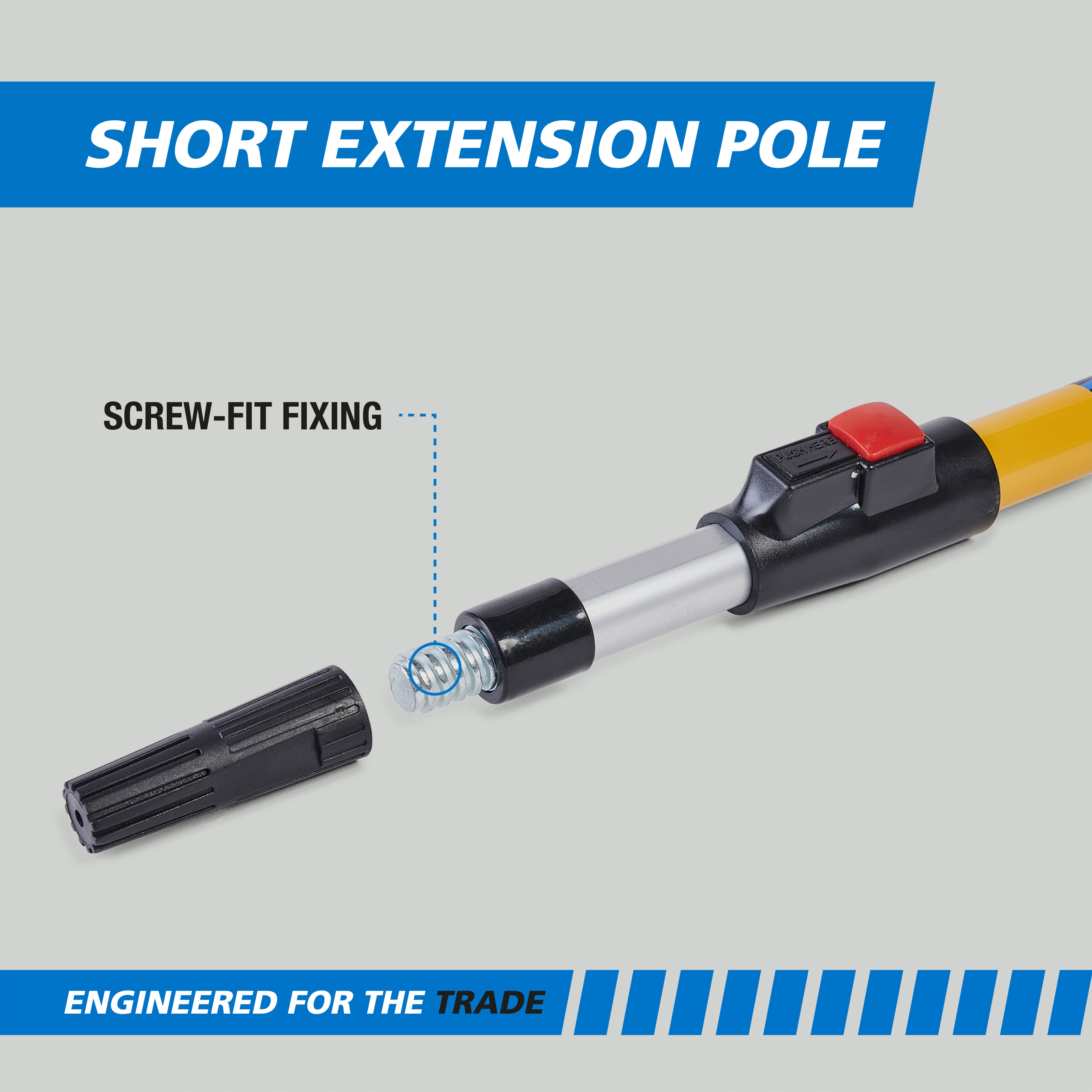 Harris Trade Extension pole, 640-900mm