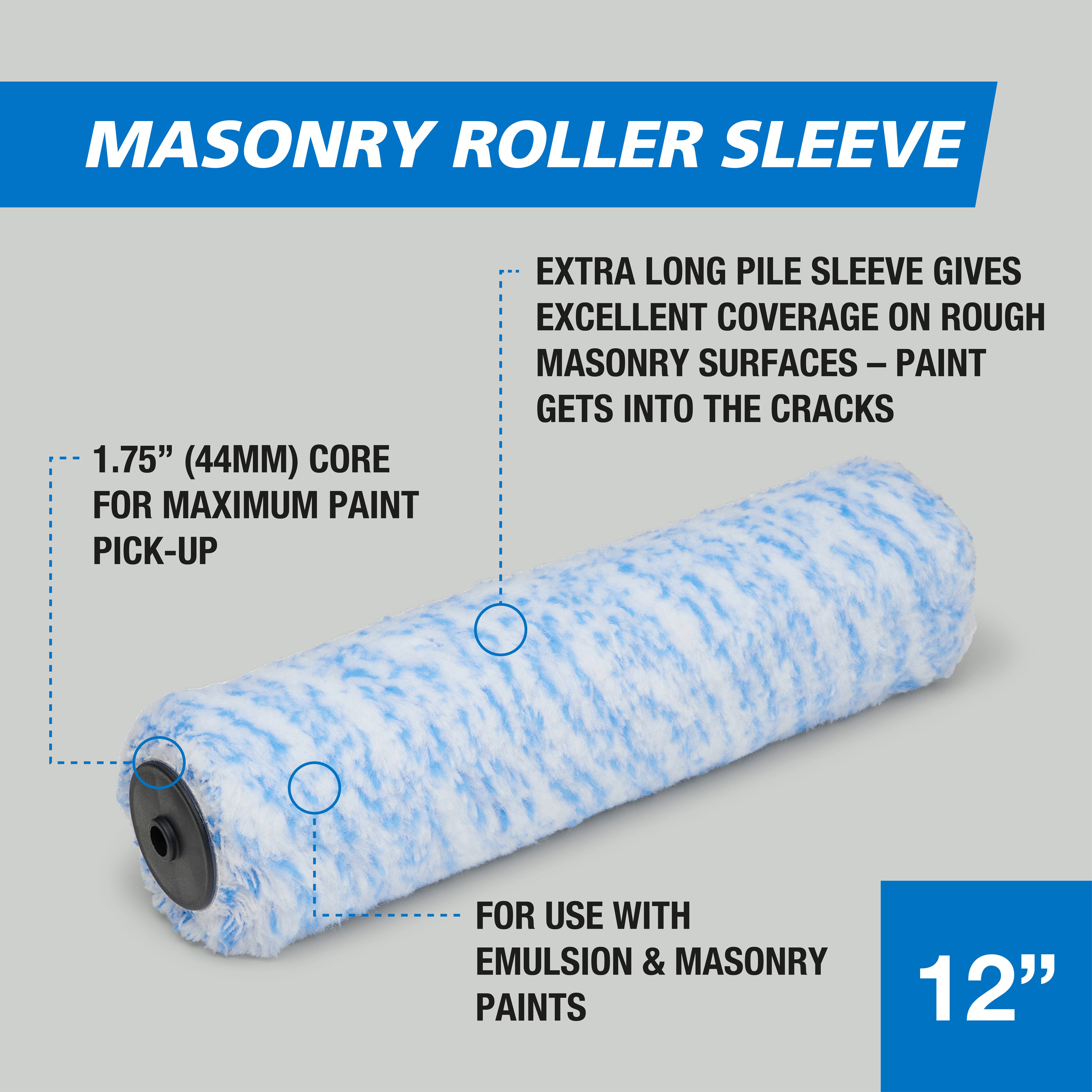 Harris Trade Masonry 12" Roller sleeve