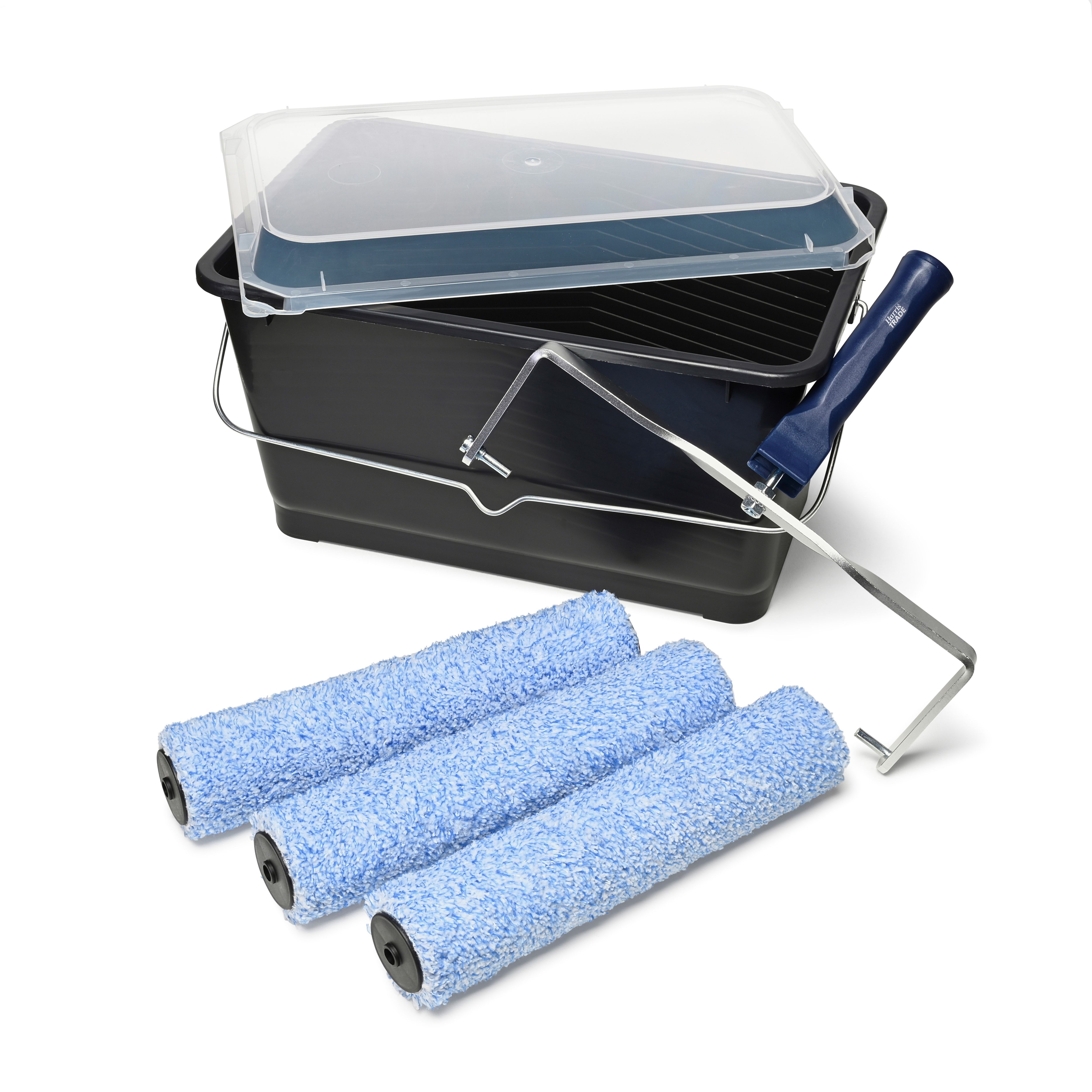 Foam Paint Roller,4"House Painting Roller Brush,Small Paint Tray Set