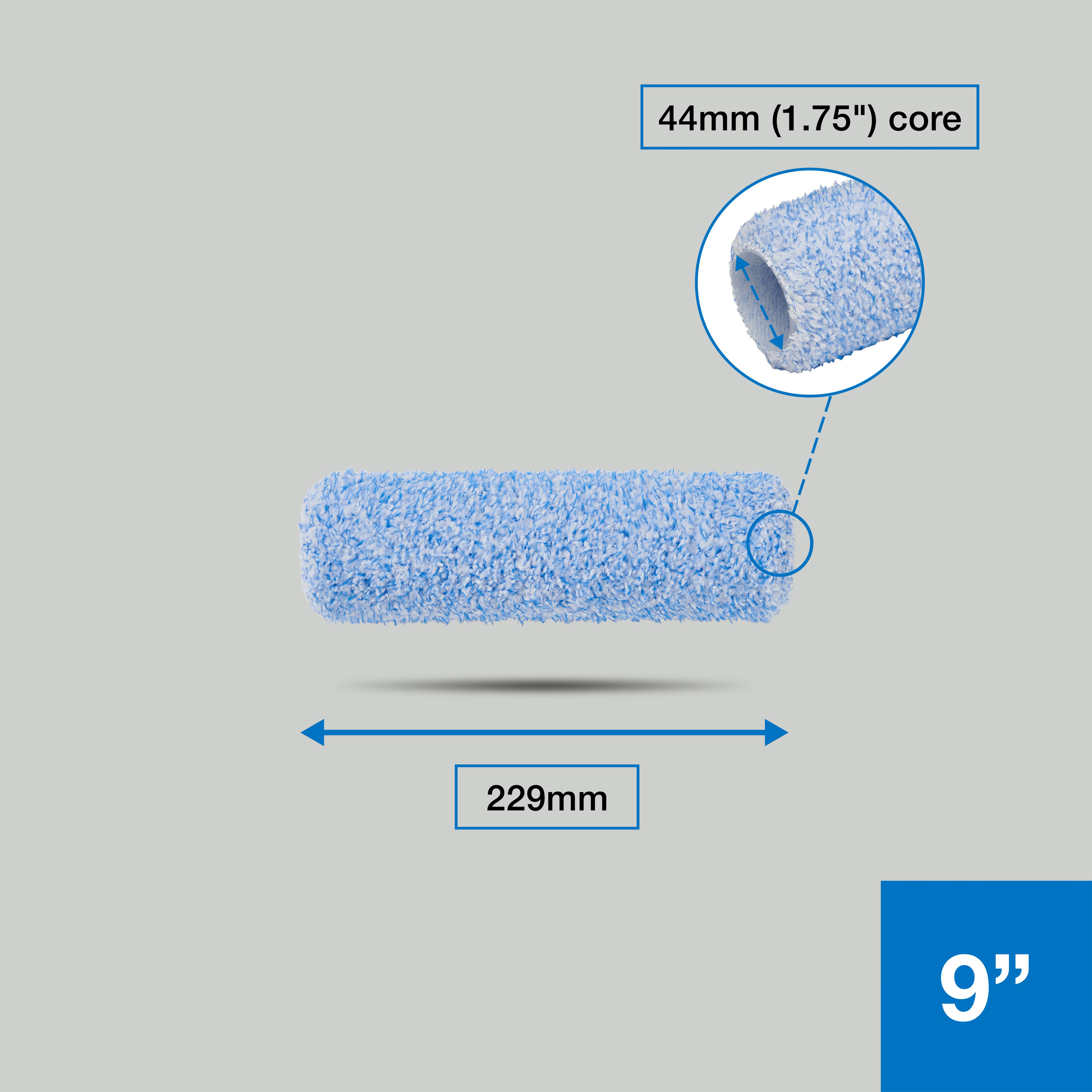 Harris Trade Micropoly Interior Medium pile Roller sleeve, (L)228.6mm