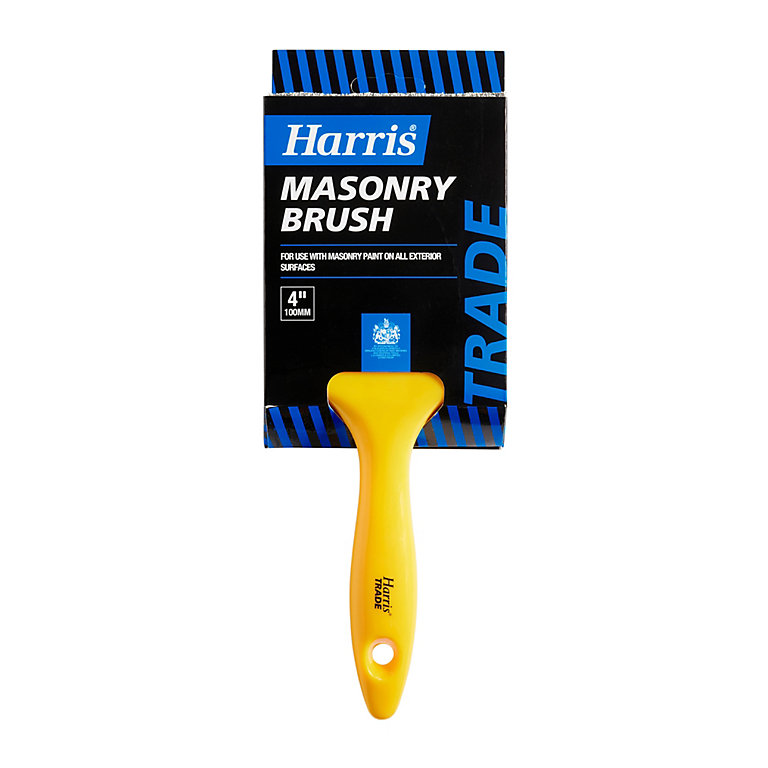 10 cm 4 Masonry Paint Brush Harris 101091007 Essentials-Pincel de Pintura para mampostería 