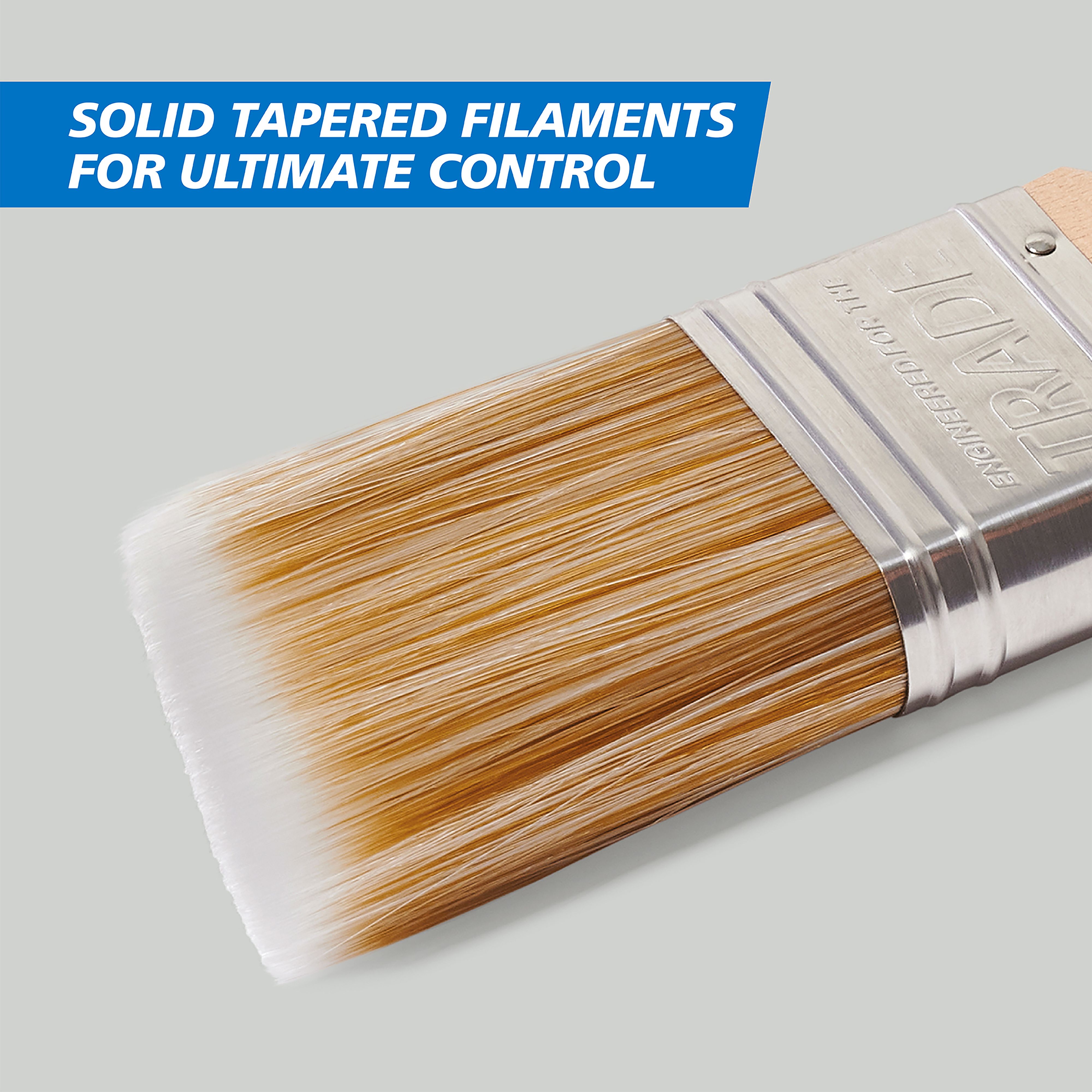 Harris Trade Short Handle Cutting-In 2" Fine tip Comfort Interior Paint brush