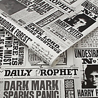 Harry Potter Black & white Daily prophet Smooth Wallpaper