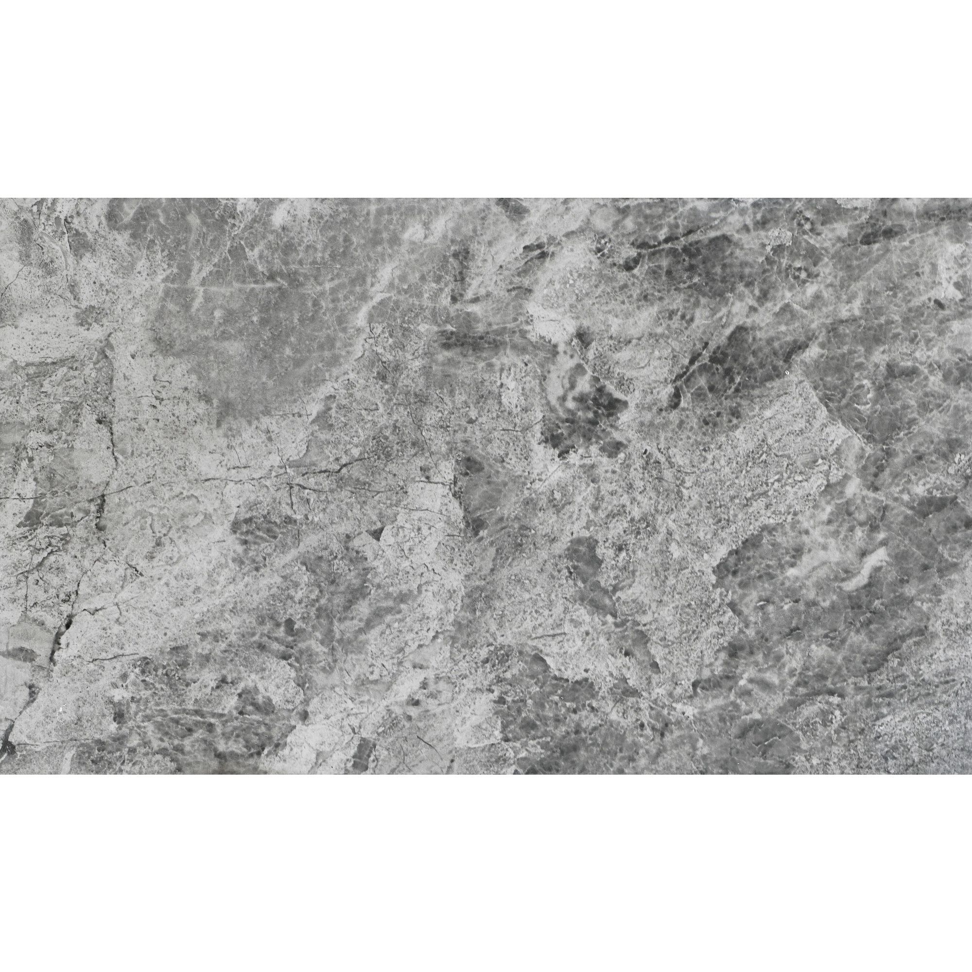 Haver Anthracite Matt Travertine effect Ceramic Wall & floor Tile