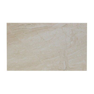 Haver Chalk Matt Travertine Stone effect Ceramic Wall & floor Tile, Pack of 6, (L)498mm (W)298mm
