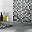 Haver Light grey Matt Travertine effect Ceramic Indoor Wall & floor Tile, Pack of 6, (L)600mm (W)300mm
