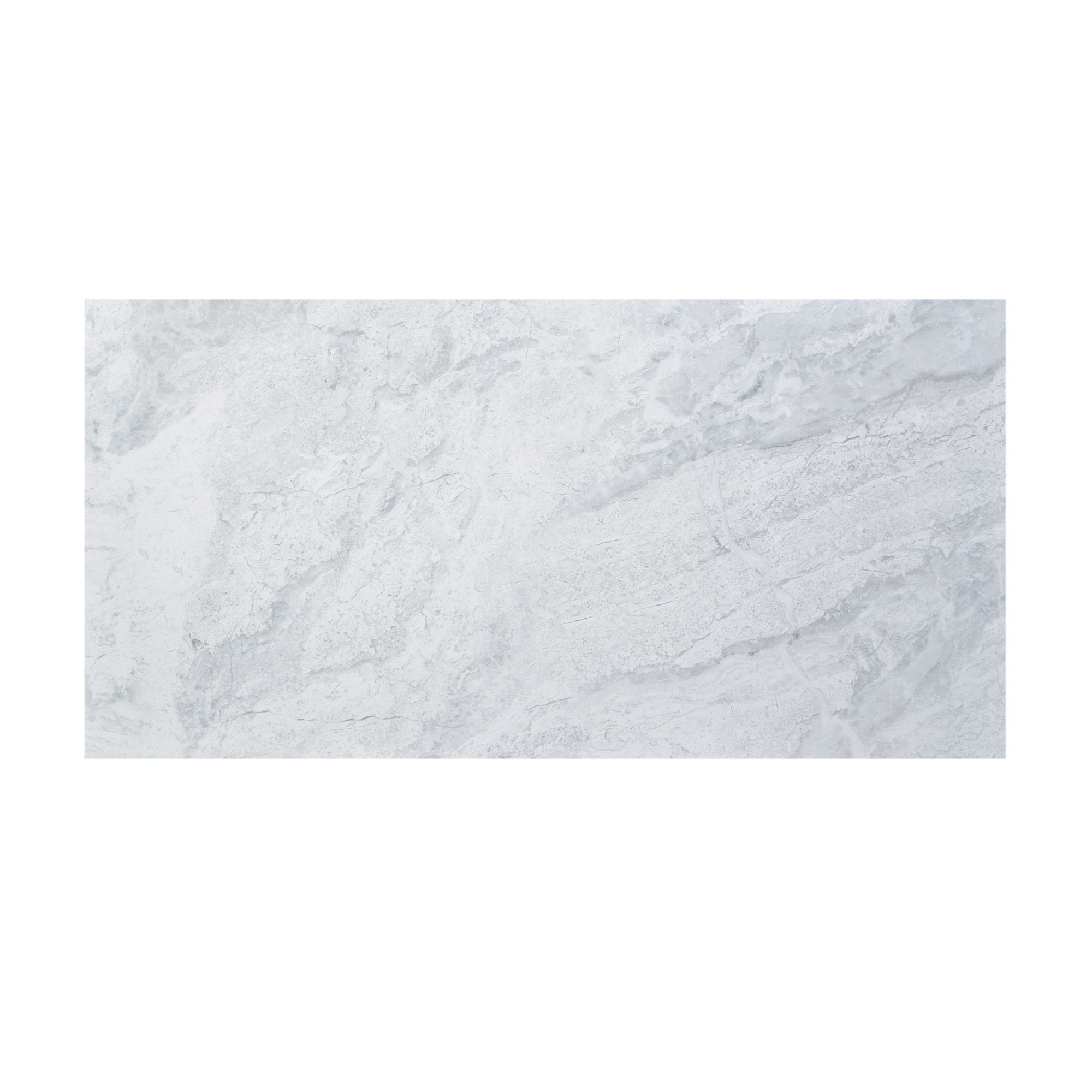 Haver Light grey Matt Travertine effect Ceramic Indoor Wall & floor Tile Sample