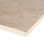 Haver Sand Matt Travertine Stone effect Ceramic Wall & floor Tile, Pack of 6, (L)498mm (W)298mm