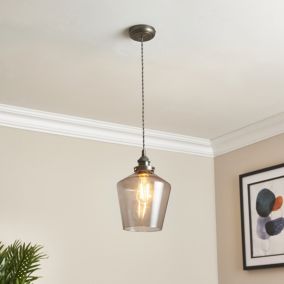 Heath LED Pendant ceiling light, (Dia)195mm