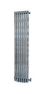 Heating Style Mayfair Chrome effect Vertical Designer Radiator, (W)435mm x (H)1800mm