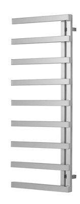 Heating Style Soho Chrome effect Electric Towel warmer (W)500mm x (H)1245mm