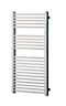 Heating Style Square Chrome effect Electric Towel warmer (W)450mm x (H)1200mm