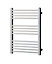 Heating Style Square Electric Towel warmer (H)800mm (W)450mm