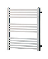 Heating Style Square Electric Towel warmer (H)800mm (W)600mm