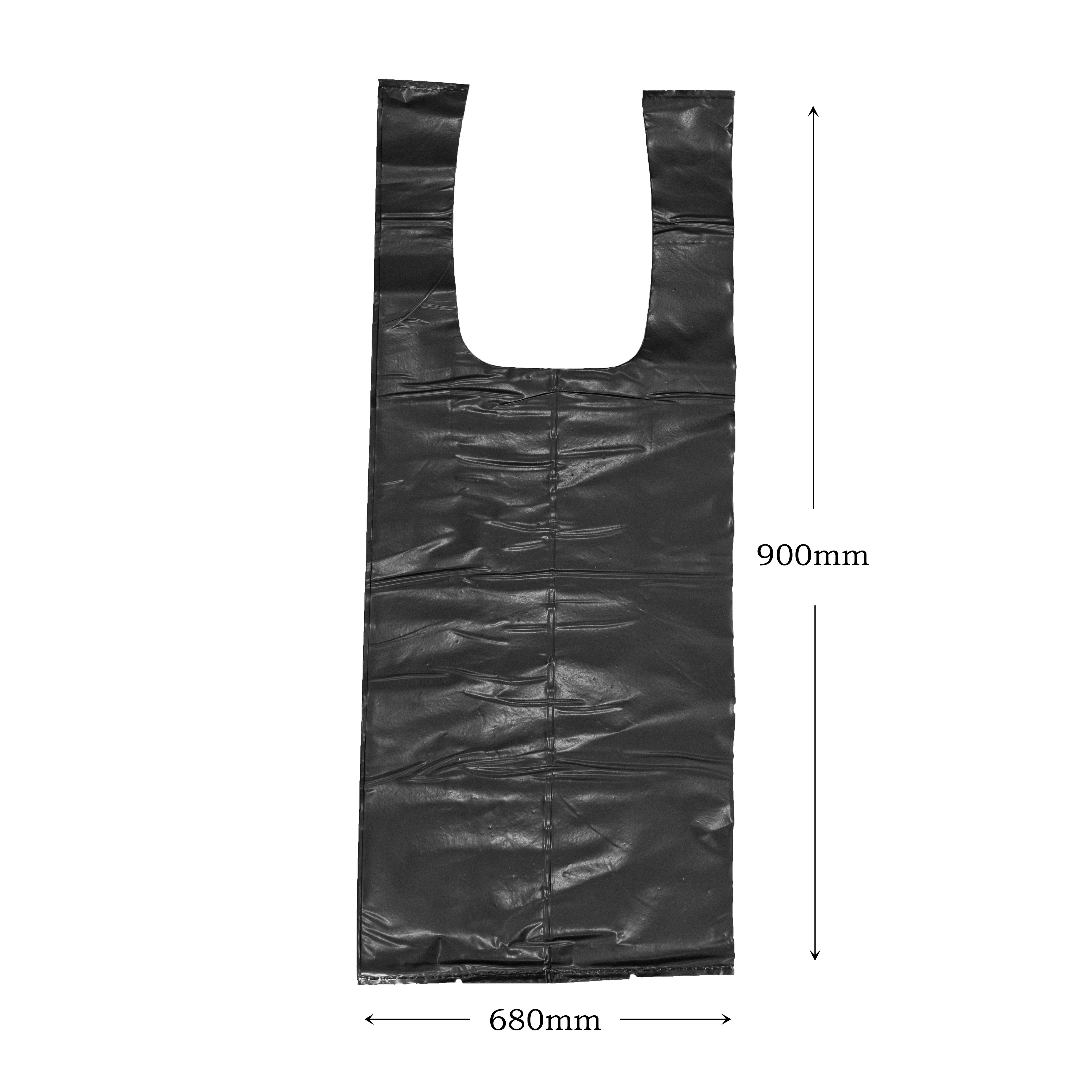 Heavy duty Black Rubble bag, 70L 40kg, Pack of 5