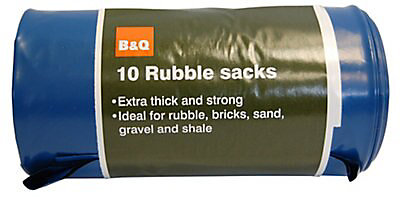 Strong Garden Bags Pack of 7 rubble Bags Sand Brick Holder Rubble Sacks 