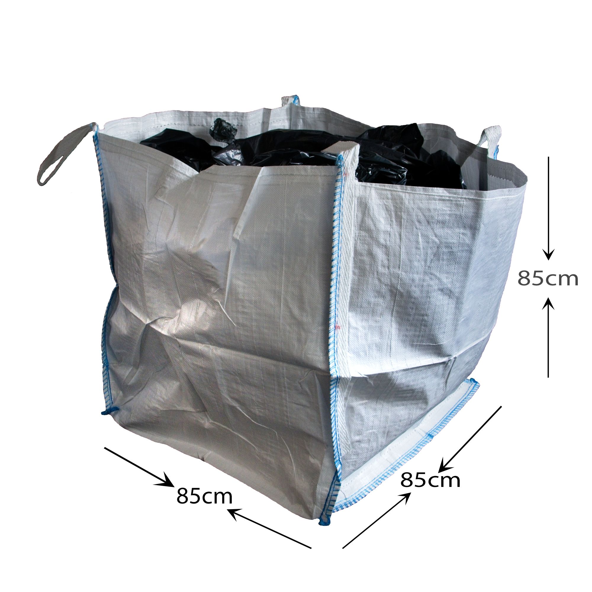 Heavy duty White Skip bag, 600L 1000kg