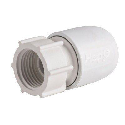 Hep2O Push-fit Tap connector 15mm x ½" (L)49mm