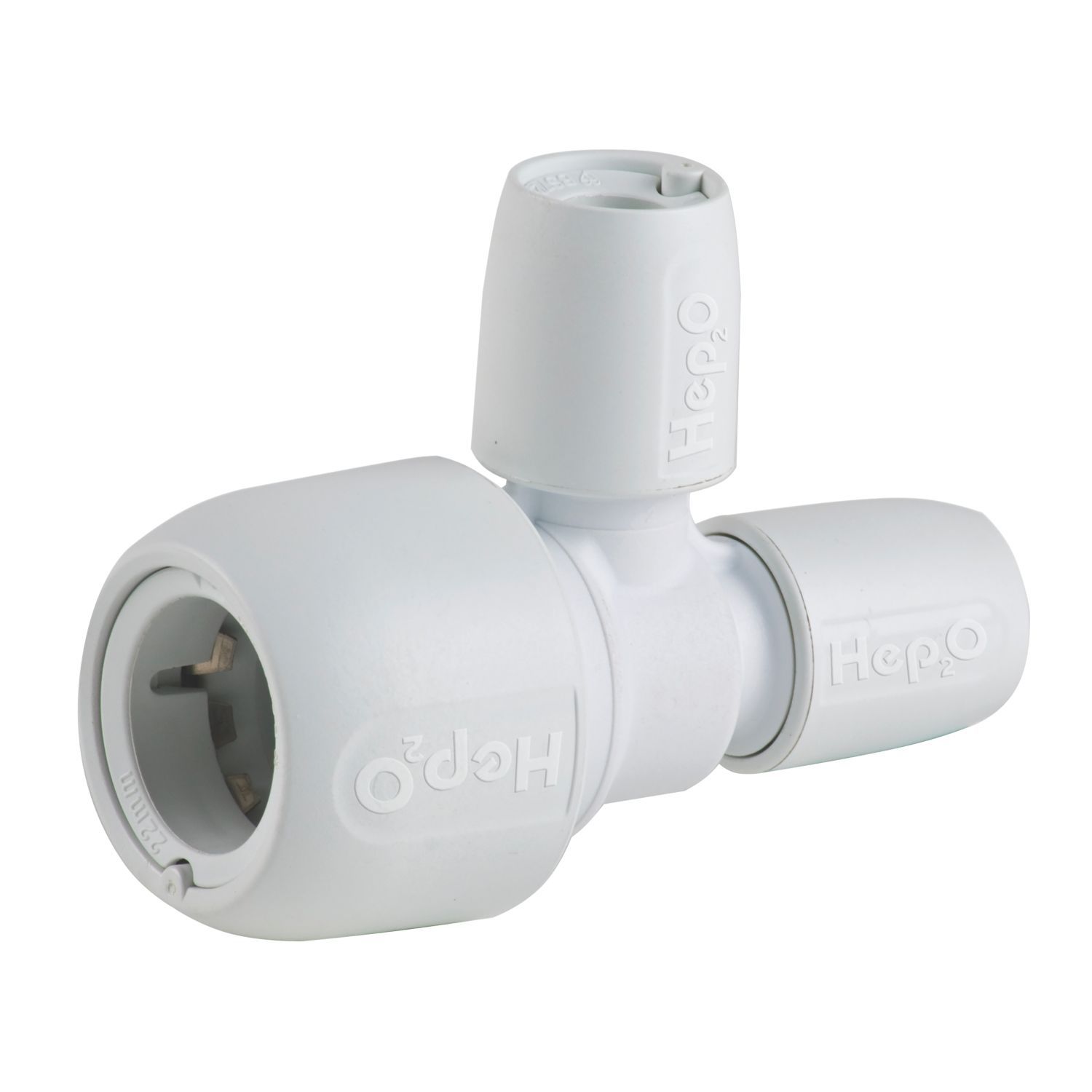 Hep2O Reducing Pipe tee (Dia)22mm x 10mm | DIY at B&Q