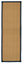 Herringbone weave Brown, grey Rug 180cmx60cm