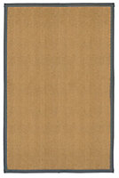 Herringbone weave Brown, grey Rug 200cmx135cm