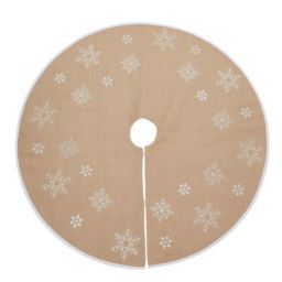 Hessian snowflake Tree skirt