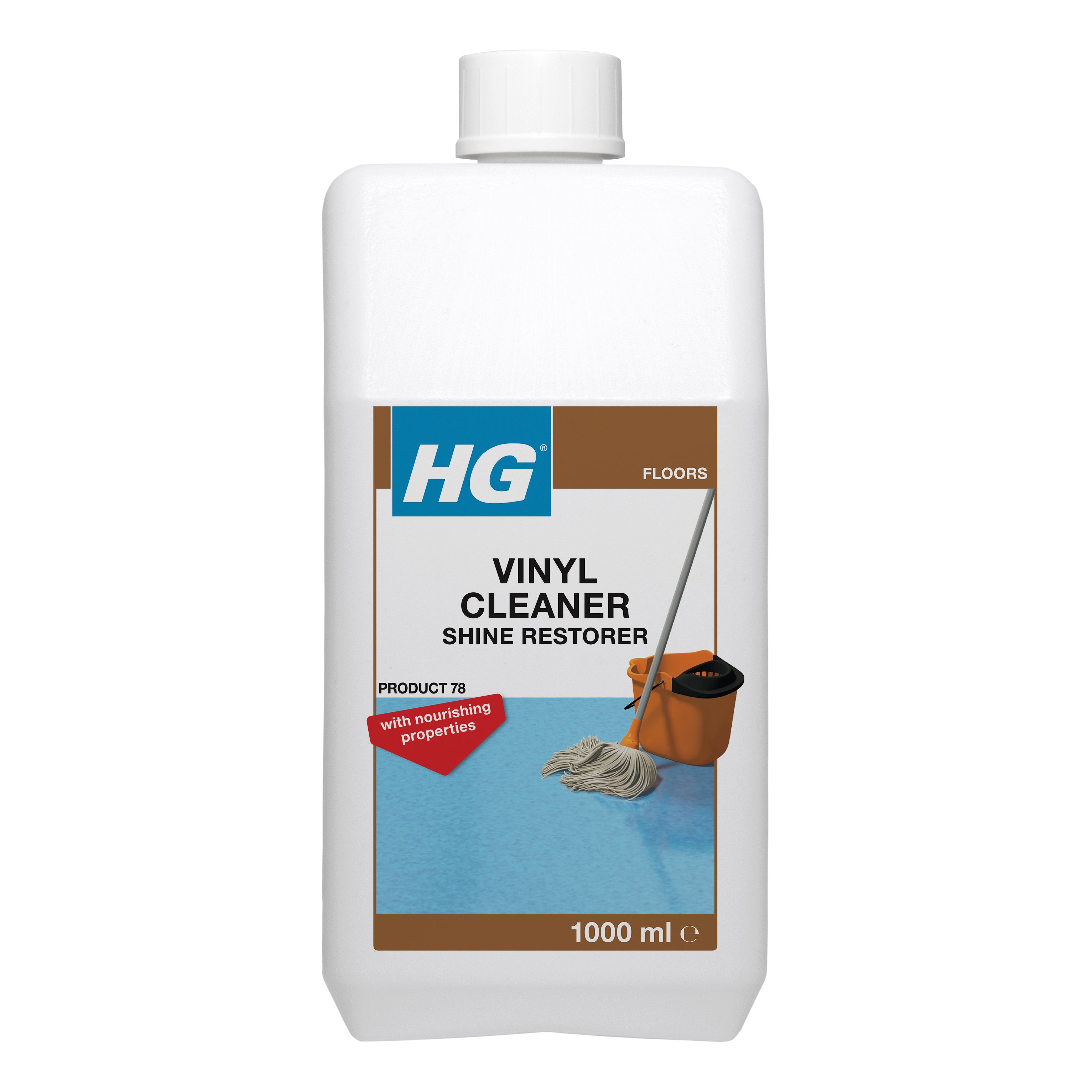 HG Concentrated Lightly fragranced Shine restorer Vinyl Floor Cleaner, 1L